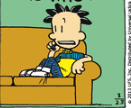 Nate sitting on the couch.