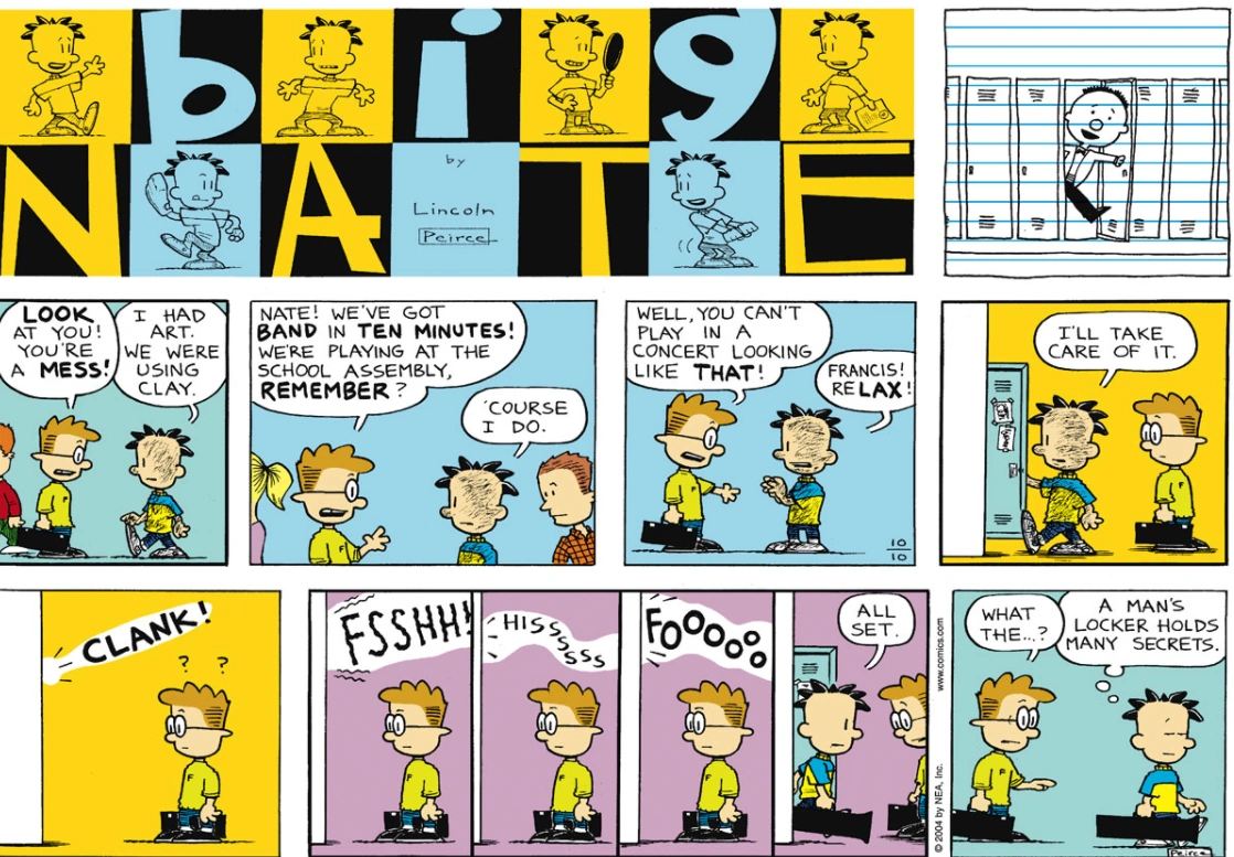 Comic Strip October 10, 2004 Big Nate Wiki Fandom