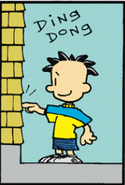 Nate ringing Jenny's Doorbell