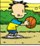 Nate holding a basketball