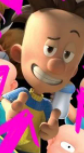 Main character Nate Wright's cartoon version in a promotional poster.