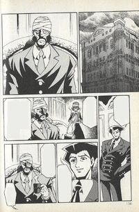 Revival5, Dastun meets Roger in bandages, but because of a riot instead of a movie