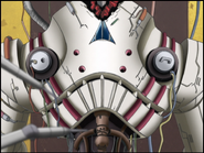 Close-up of Big Fau's torso integrated with Robespierre