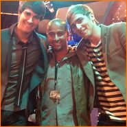 James and Kendall with Choreographer Chuck Maldonado