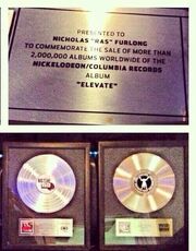 ELEVATE PLATINUM RECORD