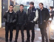 BTR On Set for Big Time Movie