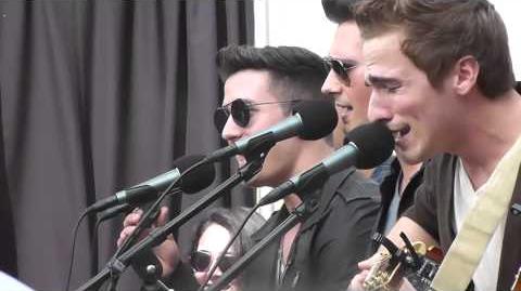 Big Time Rush - Crazy For U live (Acoustic @The Grove 4.15