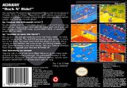 backsides of the video game cover.