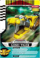 "Gosei Tiger" Card for Tiger Voyager