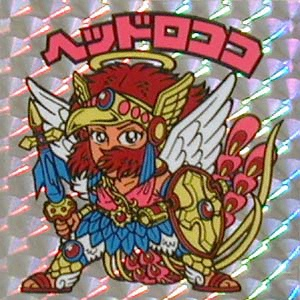 ビックリマン ヘッドロココ/一本釣神帝/神帝フッド セル画