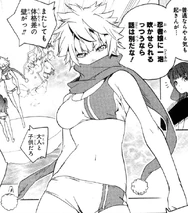 Konjikihime wearing a swimsuit.