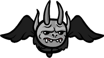 Black and white scary entity png