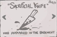 "Sacrificial Knife" - Complete the Cathedral as Eve. (Collectible Item)