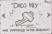 "Dad's Key" - Complete The Chest with any character. (Activated item)