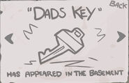 "Dad's Key" - Complete the Chest with any character. (Activated item)