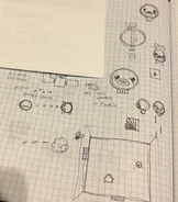 Первые наброски, изначально образ Исаака появился в виде убранного затем монстра для Aether