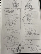 Первые наброски Эдема и Лилит, а также битва синих малышек и еще кое-что...