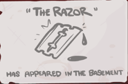 "The Razor" - Finish The Womb with Eve. (Activated item)