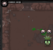 3 Isaac's Head trinkets.