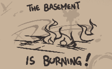 Горящий подвал