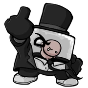 Dr. Fetus from Super Meat Boy that the item is referenced after.