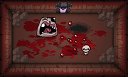 Isaac fighting Monstro