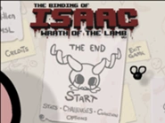 Ekran początkowy po pokonaniu Triachnid w wersji 1.15