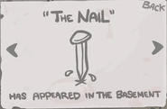 The nail.png (23 KB) "The Nail" - Defeat the boss in The Womb 2 for the third time. (Activated item)