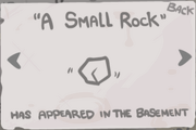 A small rock