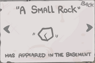 A small rock