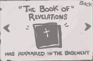 "The Book of Revelations" - Defeat any Harbinger/Horseman. (Activated item)