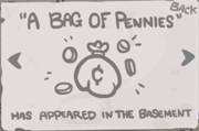 A bag of pennies