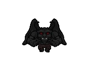 Satan shooting brimstone from his hands.