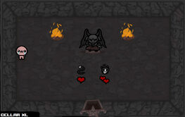 Devil Room with Guppy's Tail and Guppy's Head