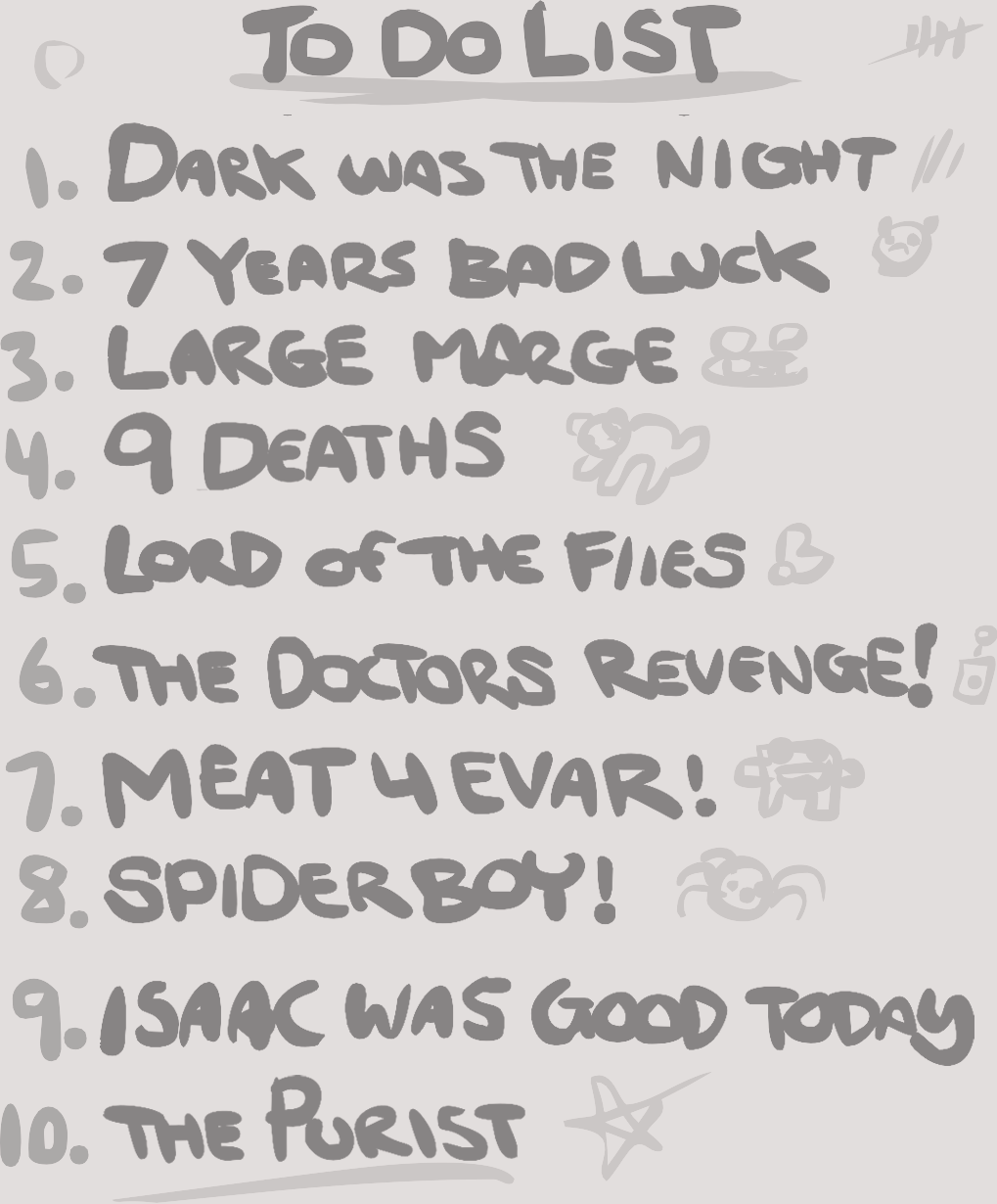 binding of isaac rebirth challenges