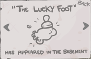 "The Lucky Foot" - Get 55 pennies in a single playthrough. (Collectible item)
