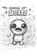 Portada del libro del arte conceptual de The Binding of Isaac.