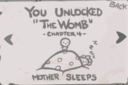 "The Womb" - Finish The Depths. (Opens level/chapter)