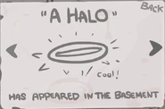 "A Halo" - Besiege Mom durch das Item The Bible. (Passives Item)