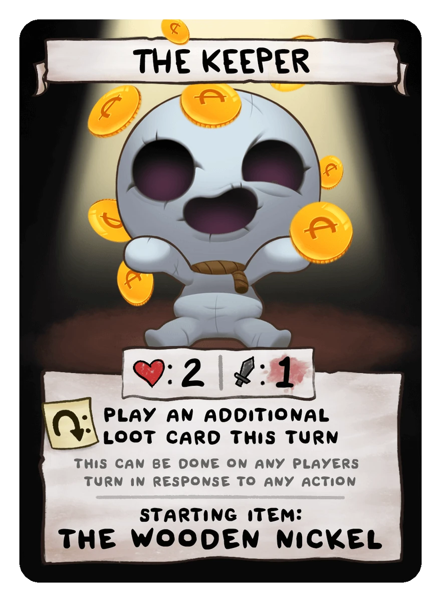 The Keeper The Binding of Isaac Four Souls Wiki