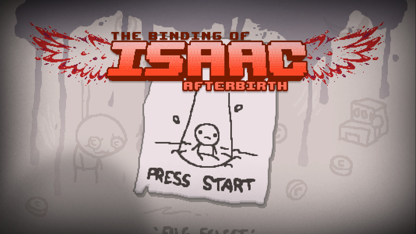 The Binding of Isaac меню