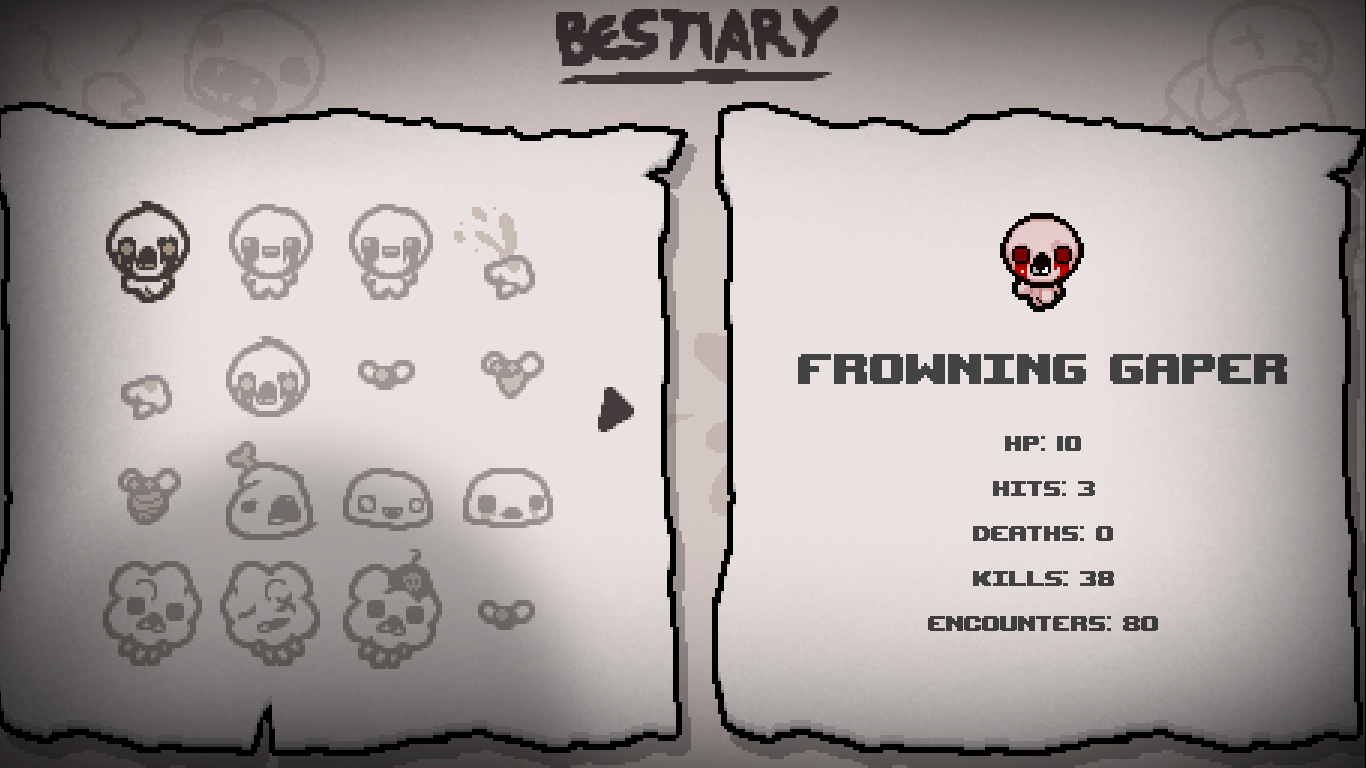 the binding of isaac rebirth items page