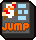 3DS The icon of How to Jump as seen on the lower 3DS screen.