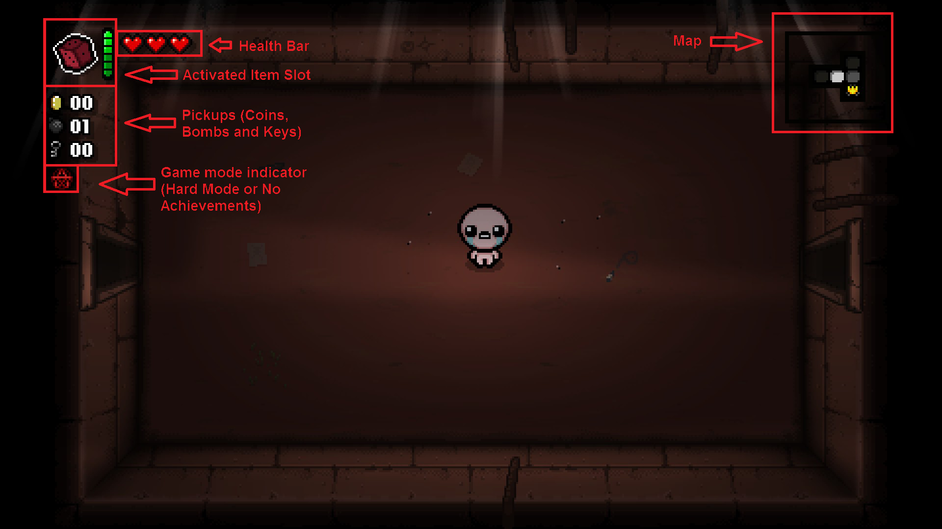 how to increase luck binding of isaac console