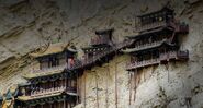 July 5, 2009: The Hanging Monastery, Jinlong Canyon, Shanxi Province, China Learn more about this image