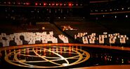 September 20, 2009: Auditorium and seating cards at the 60th Primetime Emmy Awards in 2008