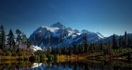 August 16, 2009: Mt. Shuksan , North Cascades National Park, Washington (State), USA