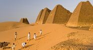 September 2, 2009: Meroë necropolis, Sudan