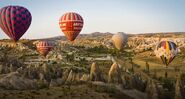 June 1, 2009: Hot air balloons over Cappadocia, Central Anatolia, Turkey, Asia Learn more about this image