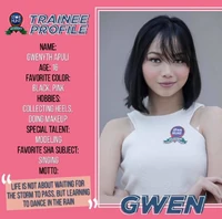 Gwen's Trainee Profile